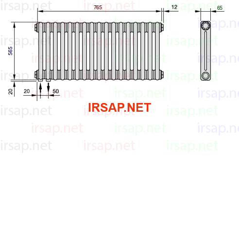 Радиатор IRSAP Tesi 20565/17 T18 CL 01